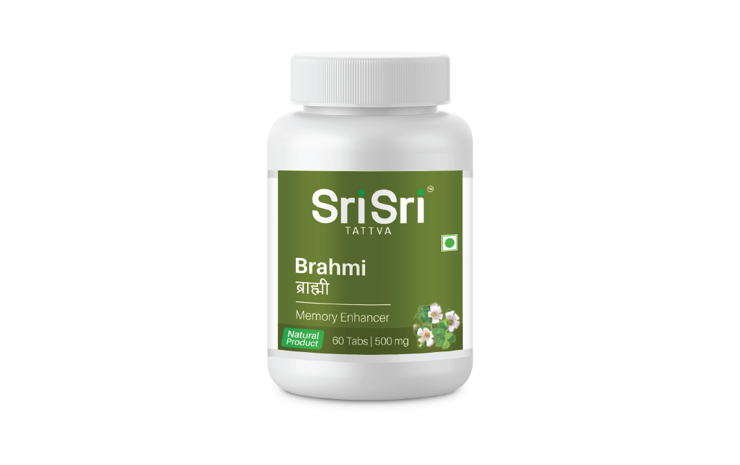 Sri Sri Tattva Brahmi    Plastic Jar  60 pcs